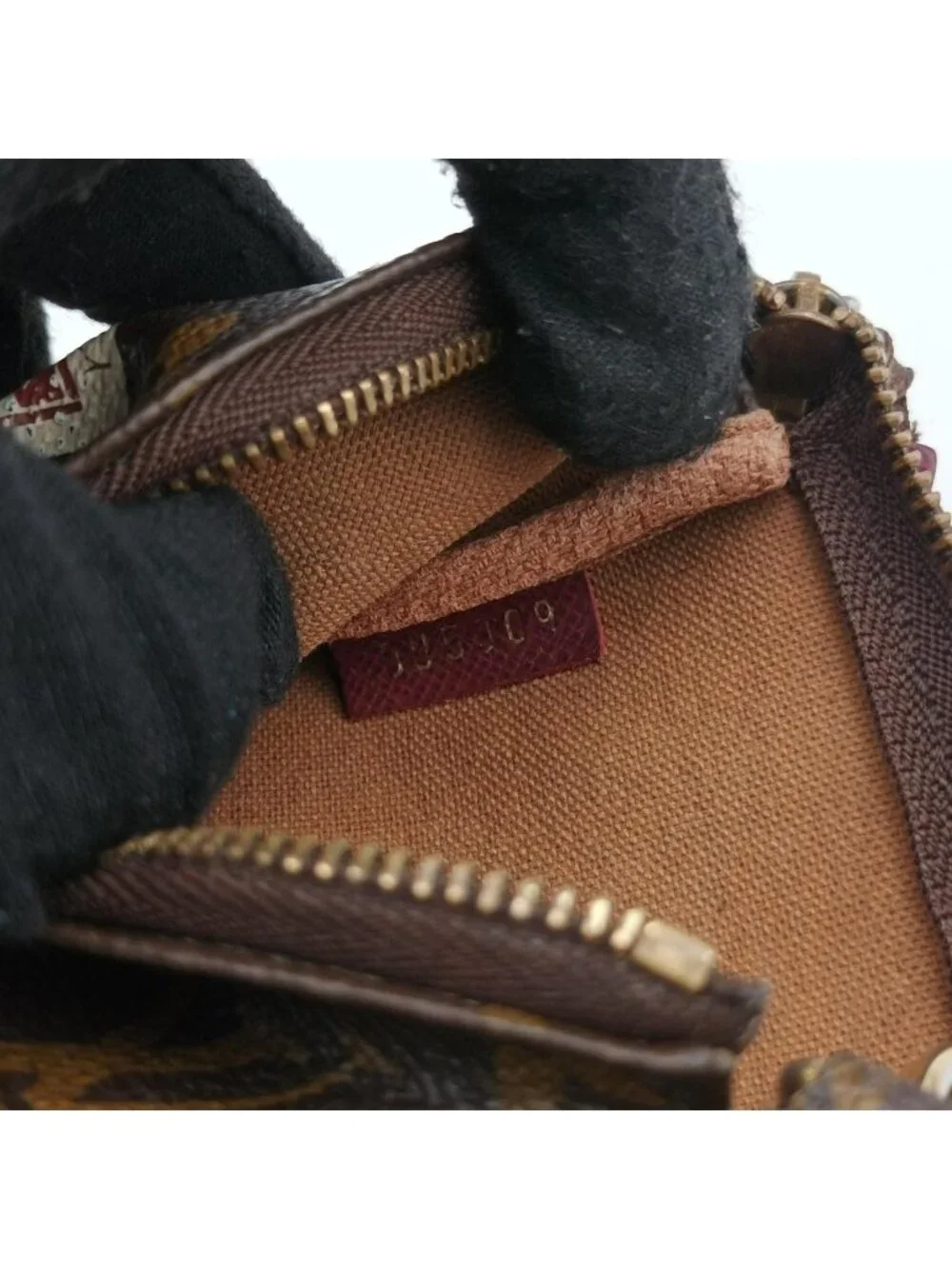 Louis Vuitton Mini Pochette Brown Monogram Canvas Handbag